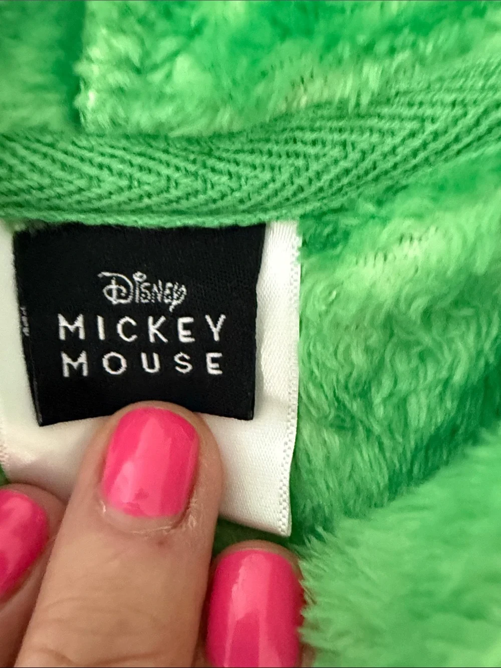 Green Mickey Mouse Holiday Kids Hoodie/ Ugly sweater